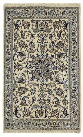 Tapis persan - Nain - 200 x 125 cm - beige