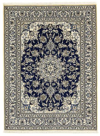 Perser Rug - Nain - 198 x 151 cm - dark blue