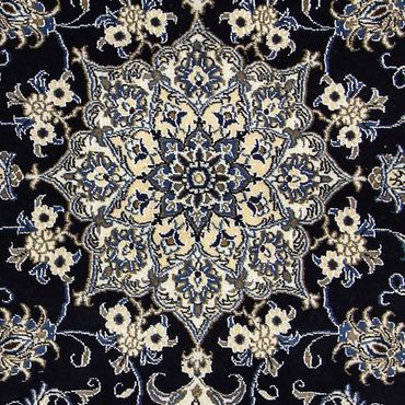 Perser Rug - Nain - 206 x 147 cm - dark blue