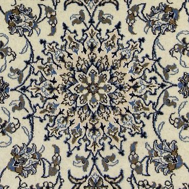 Alfombra persa - Nain - 197 x 147 cm - beige