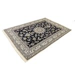 Perský koberec - Nain - 202 x 150 cm - tmavě modrá