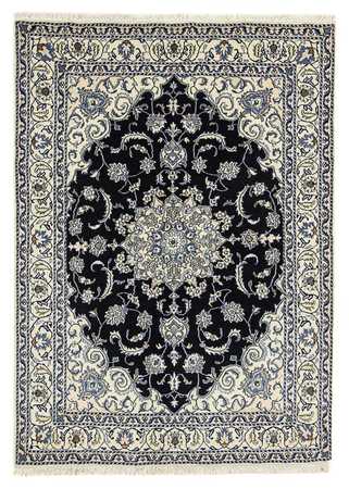 Alfombra persa - Nain - 226 x 167 cm - azul oscuro