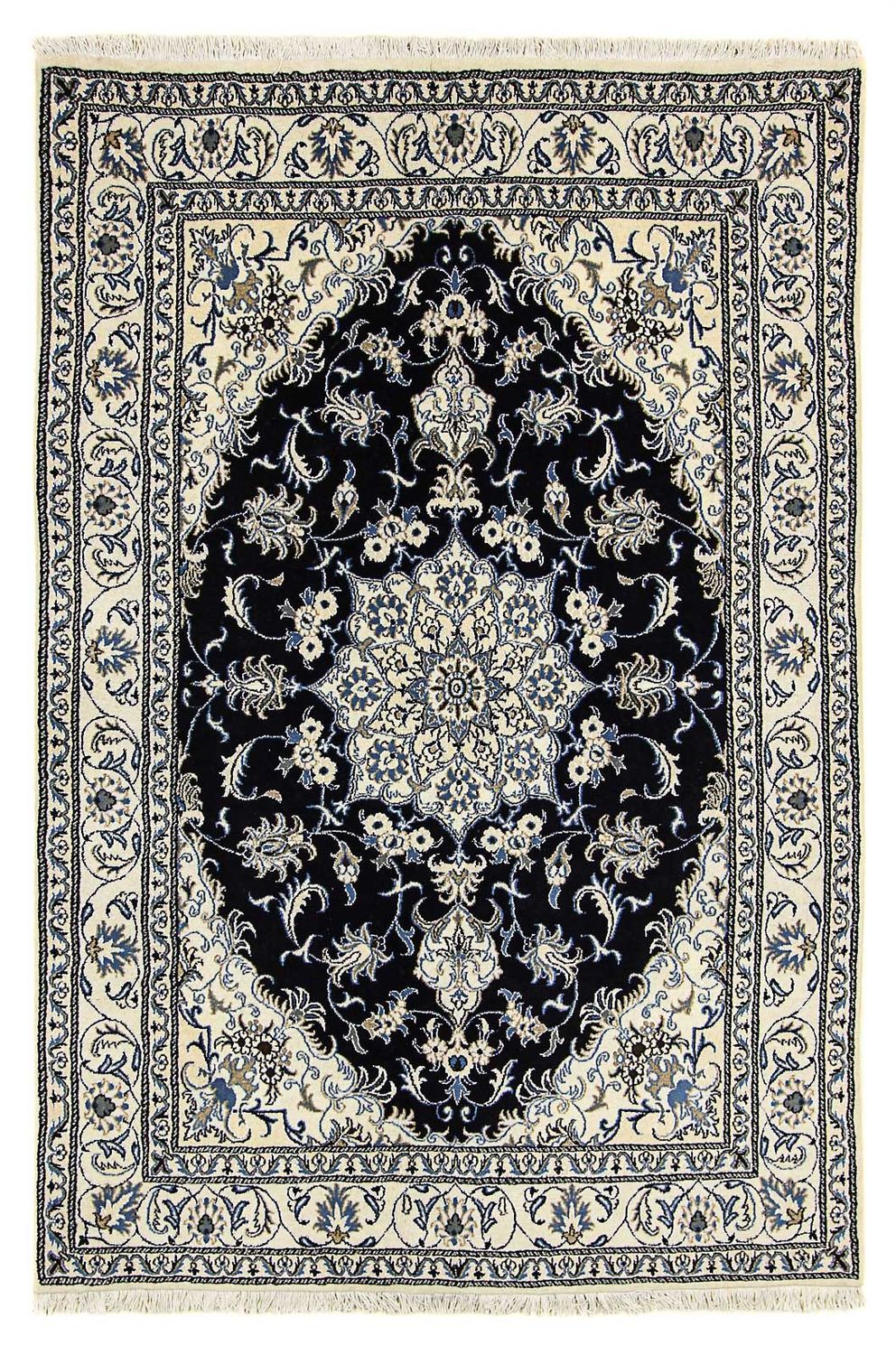 Perser Rug - Nain - 235 x 165 cm - dark blue