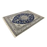 Tapis persan - Nain - 236 x 168 cm - bleu