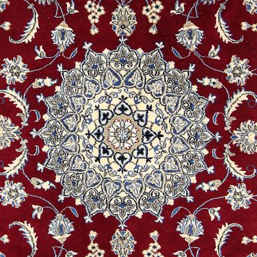 Persisk teppe - Nain - 295 x 194 cm - mørk rød