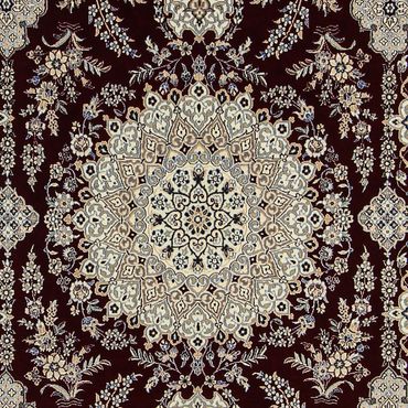 Perser Rug - Nain - Premium - 245 x 151 cm - dark blue