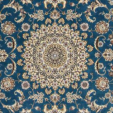 Perser Rug - Nain - Premium - 236 x 154 cm - blue