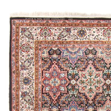 Tappeto orientale - Hereke - 252 x 176 cm - blu scuro