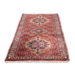 Tapis de couloir Tapis persan - Bidjar - 207 x 82 cm - rouge