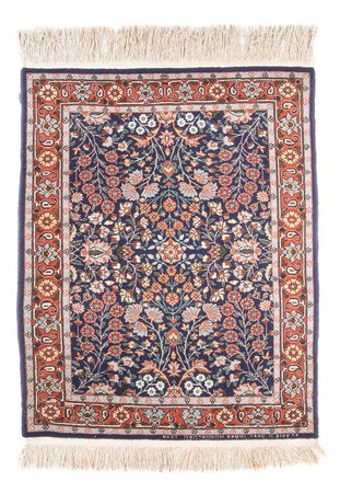 Tappeto orientale - Hereke - 107 x 82 cm - blu scuro