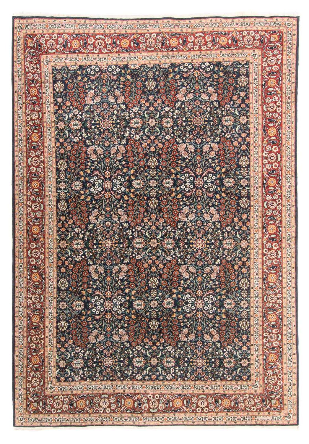 Tapete Oriental - Hereke - 285 x 202 cm - castanho escuro