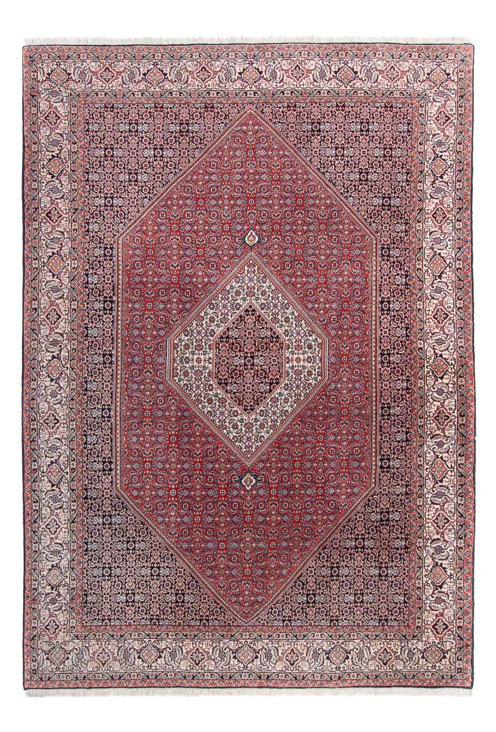 Alfombra persa - Bidjar - 290 x 200 cm - rojo