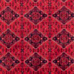 Afghansk teppe - 293 x 196 cm - rød