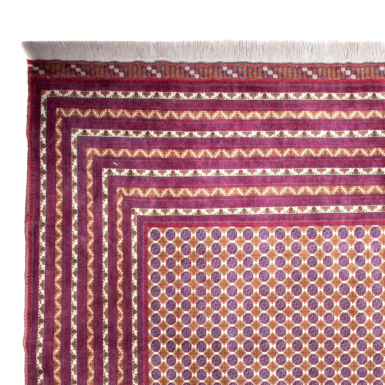 Afghaans tapijt - 386 x 300 cm - beige