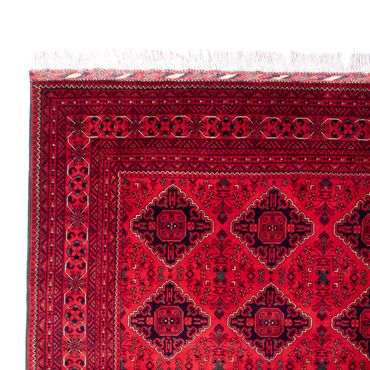 Tapis afghan - 414 x 292 cm - rouge