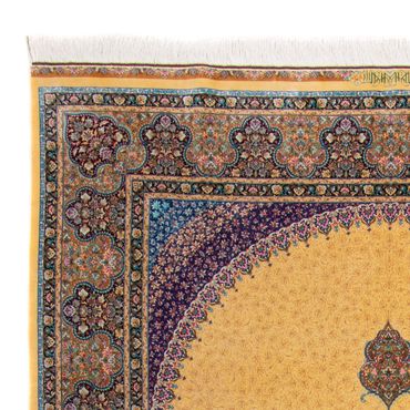 Dywan perski - Ghom - 300 x 200 cm - złoto