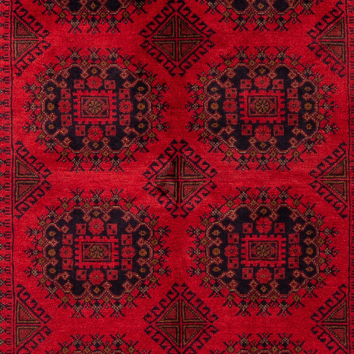 Afghan Rug - Kunduz - 197 x 144 cm - dark red