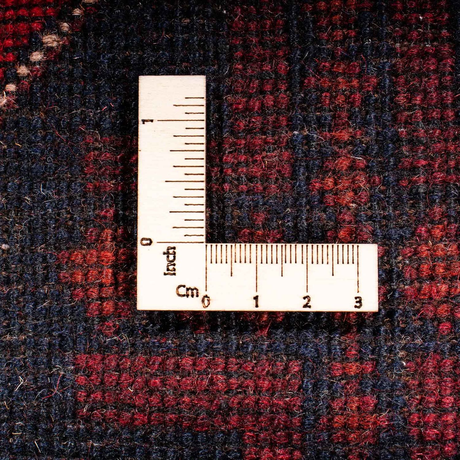 Afgański dywan - Kunduz - 146 x 106 cm - ciemna czerwień