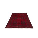 Alfombra afgana - Kunduz - 219 x 126 cm - rojo oscuro