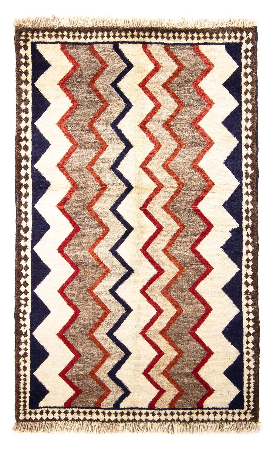 Tapete Gabbeh - Persa - 142 x 91 cm - multicolorido