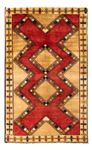 Alfombra Gabbeh - Persa - 192 x 114 cm - rojo oscuro