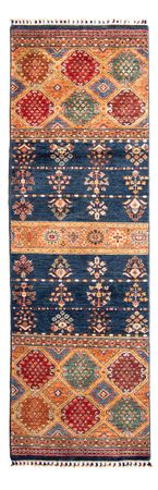 Tapis de couloir Tapis Ziegler - Ariana - 264 x 76 cm - bleu foncé