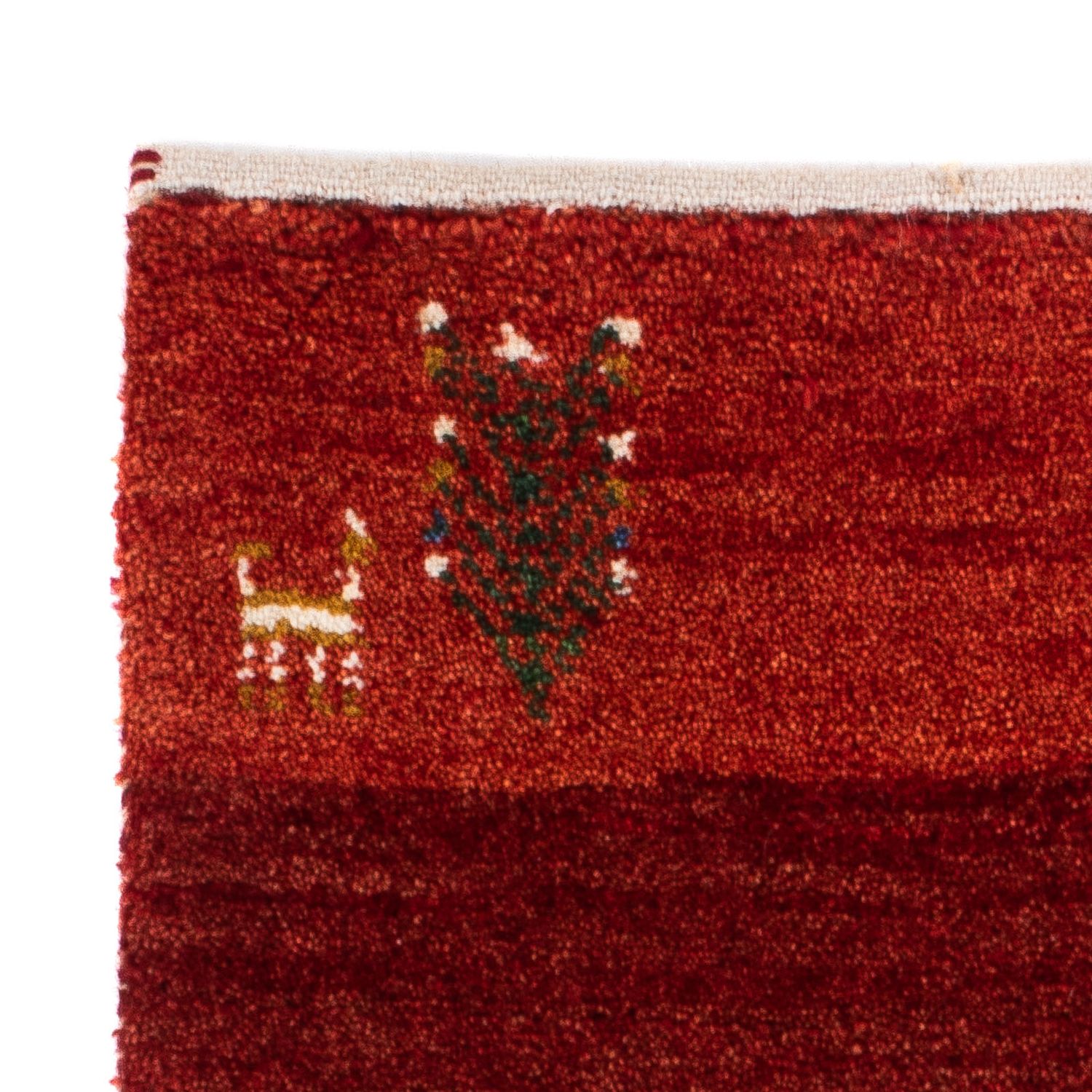 Gabbeh Rug - Loribaft Perser - 83 x 60 cm - dark red