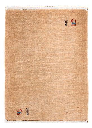 Tapis Gabbeh - Loribaft Persan - 60 x 40 cm - marron clair