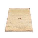 Gabbeh Tapijt - Loribaft Perzisch - 60 x 40 cm - beige