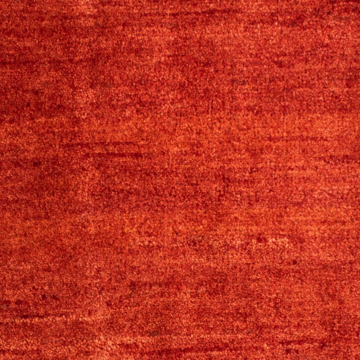 Alfombra Gabbeh - Loribaft Persa - 90 x 60 cm - rojo oscuro