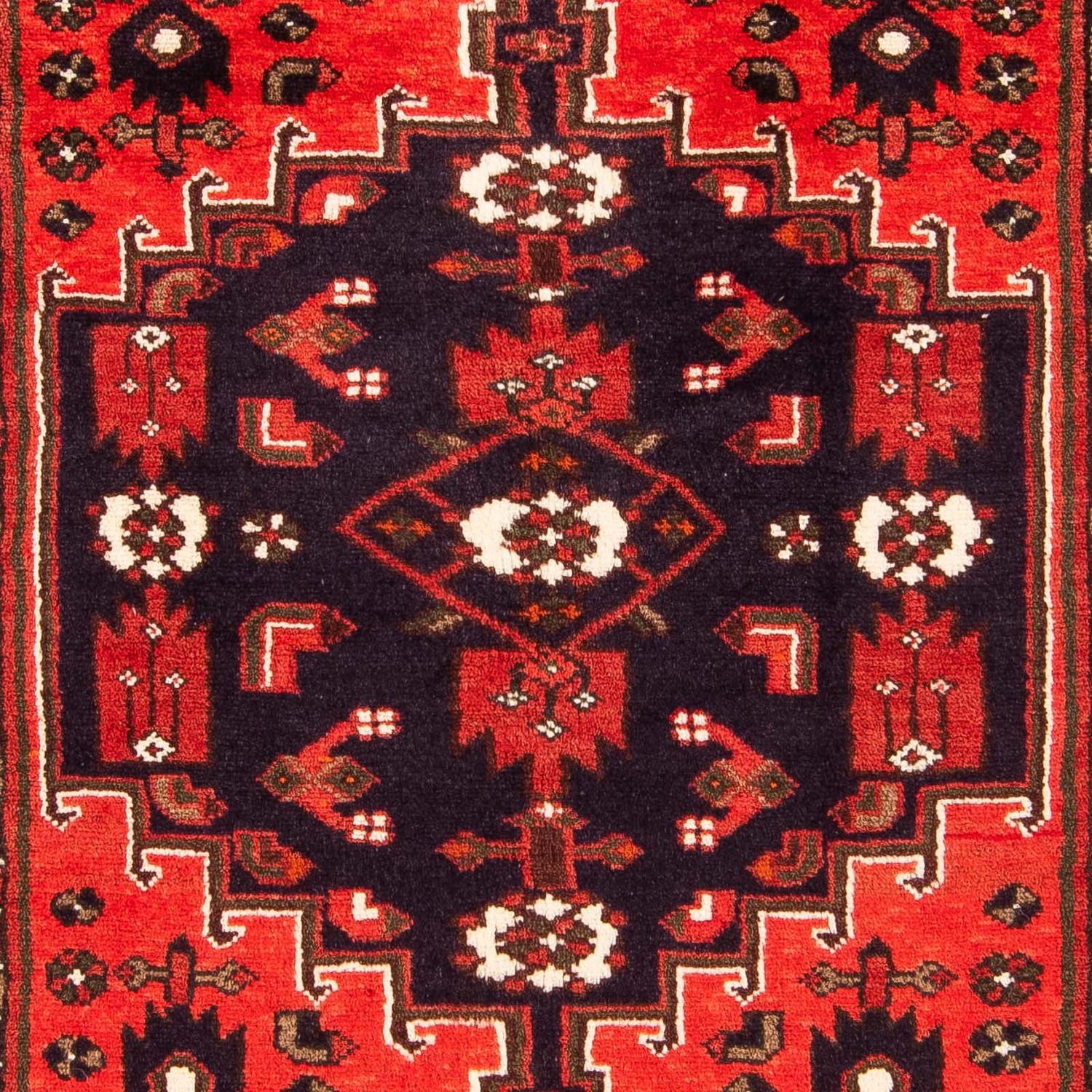 Alfombra persa - Nómada - 220 x 128 cm - rojo oscuro