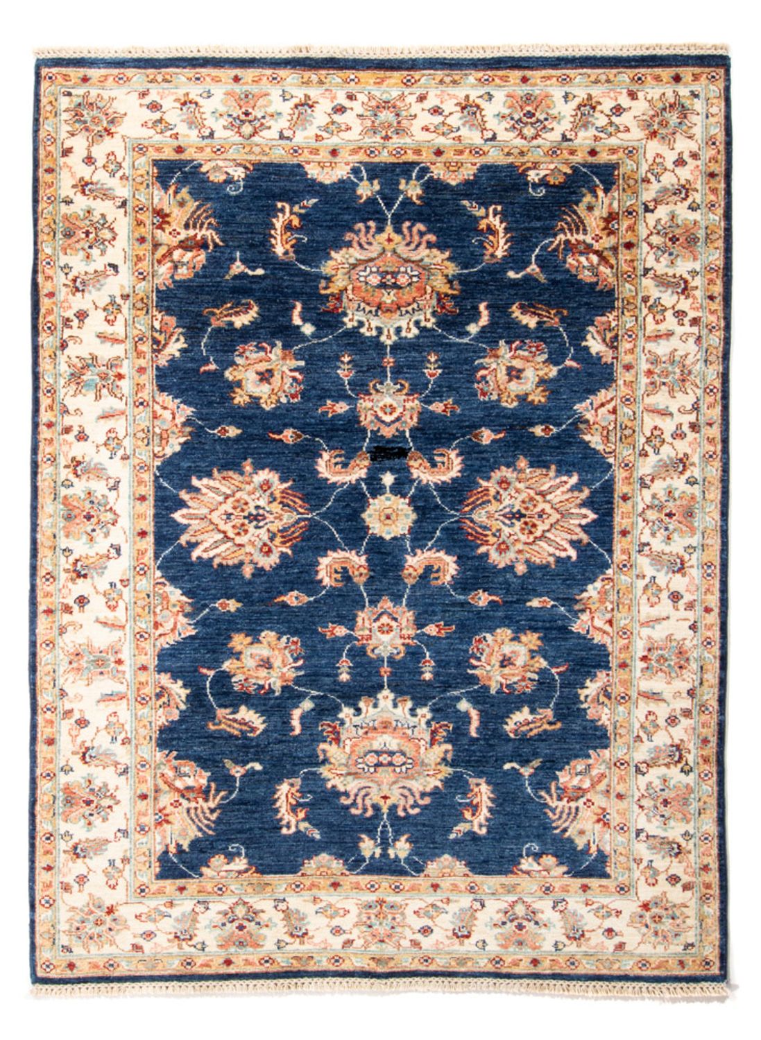 Alfombra Ziegler - 176 x 120 cm - azul oscuro