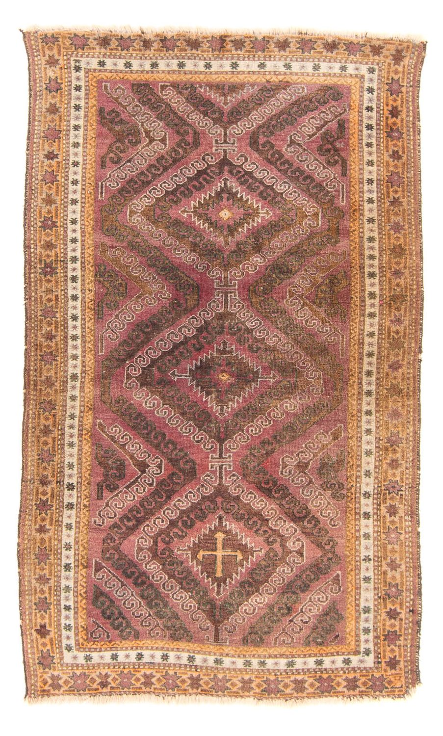 Tapis afghan - 163 x 97 cm - multicolore