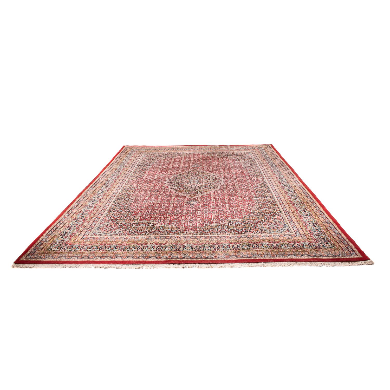 Orientalny dywan - Bijar - Indus - 407 x 305 cm - czerwony