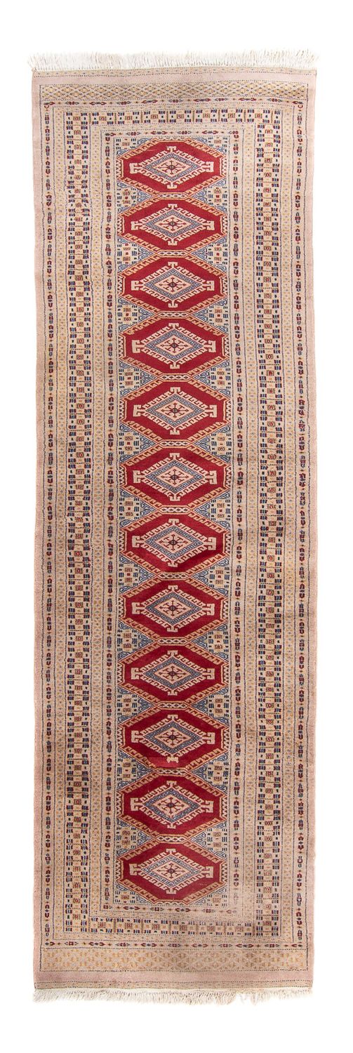 Loper Pakistaans tapijt - 315 x 90 cm - rood