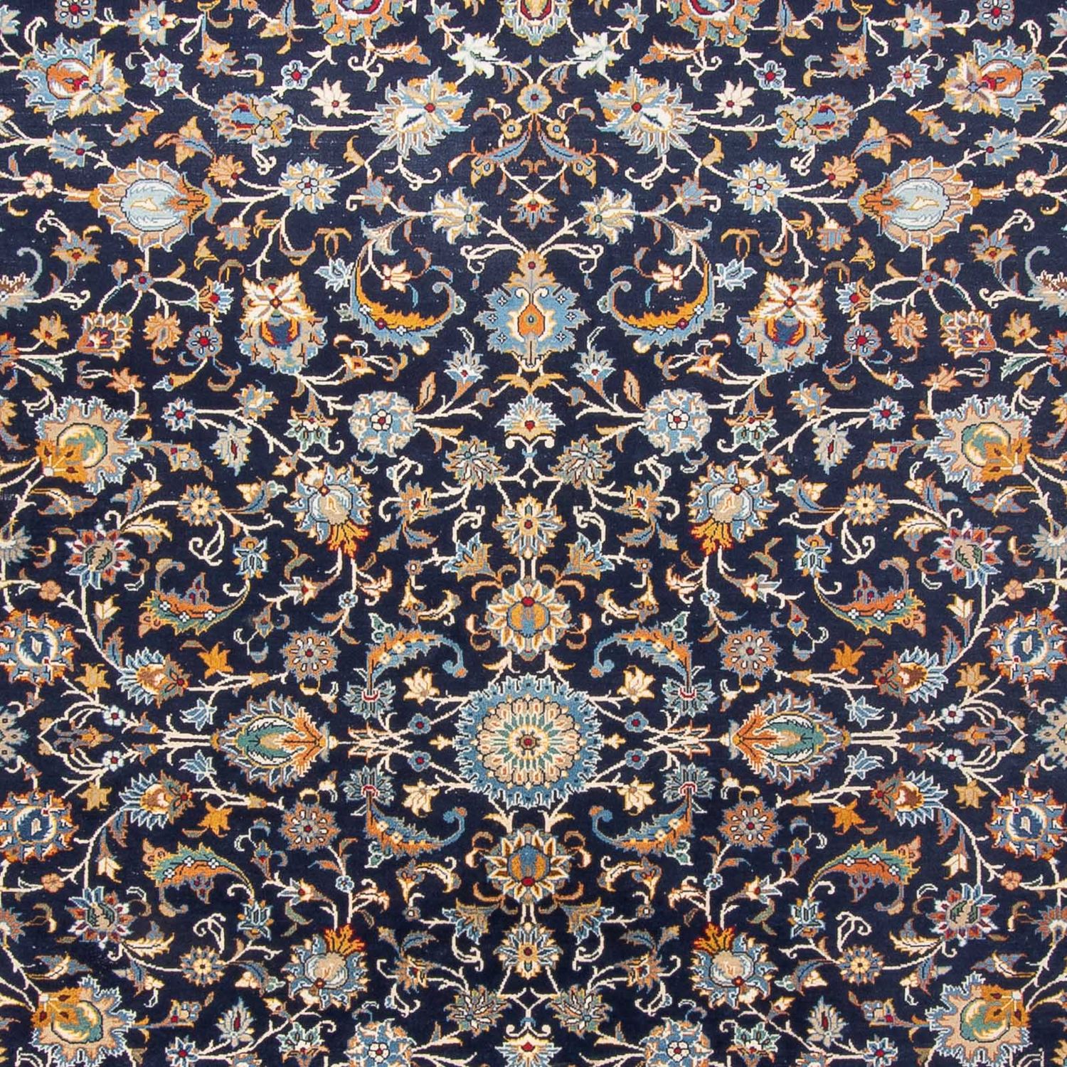 Perzisch tapijt - Keshan - 390 x 300 cm - donkerblauw