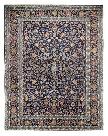 Perser Rug - Keshan - 390 x 300 cm - dark blue