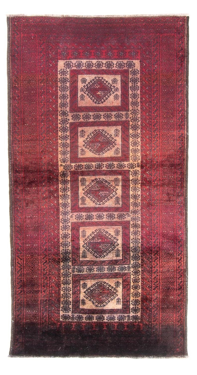 Loper Baluch tapijt - 202 x 101 cm - veelkleurig