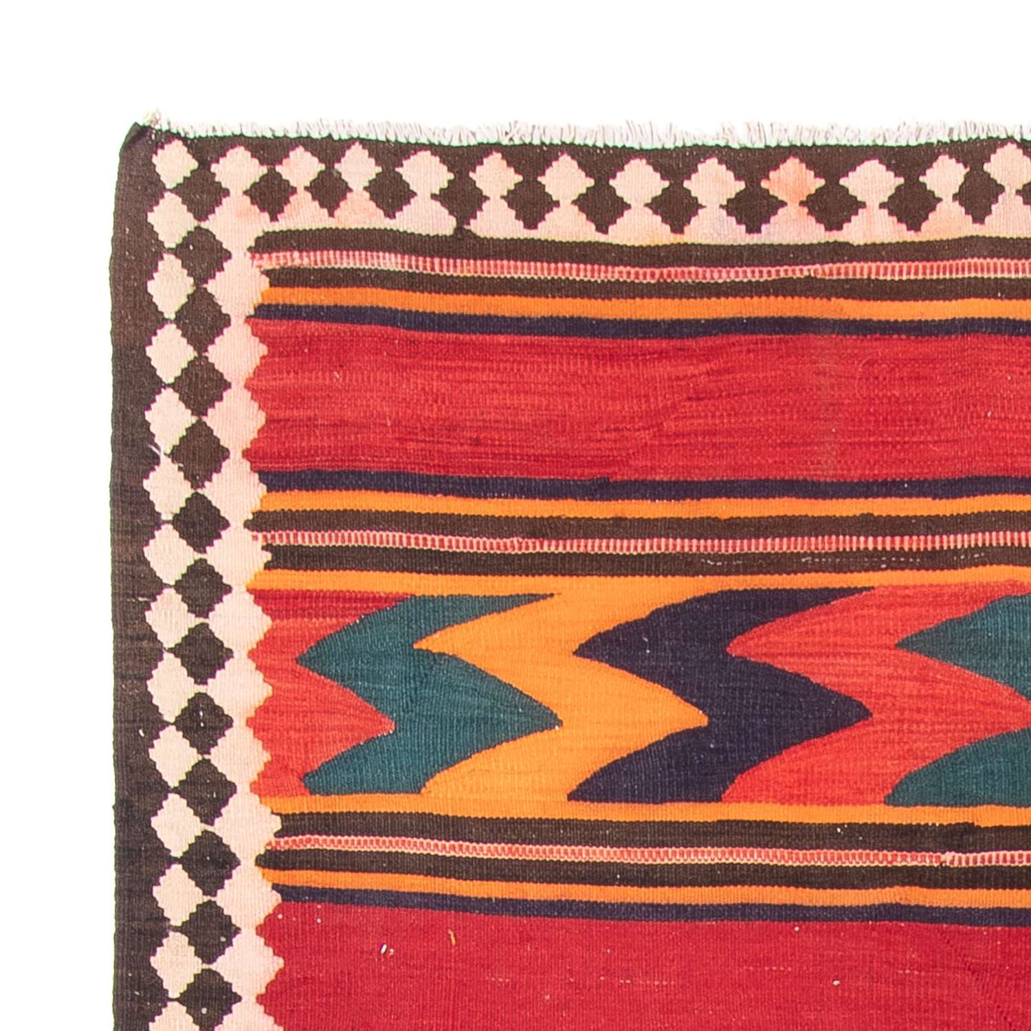 Loper Kelim tapijt - Oud - 315 x 170 cm - veelkleurig