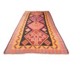 Loper Kelim tapijt - Oud - 330 x 150 cm - veelkleurig