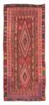 Tapis de couloir Tapis Kelim - Vieux - 355 x 150 cm - multicolore