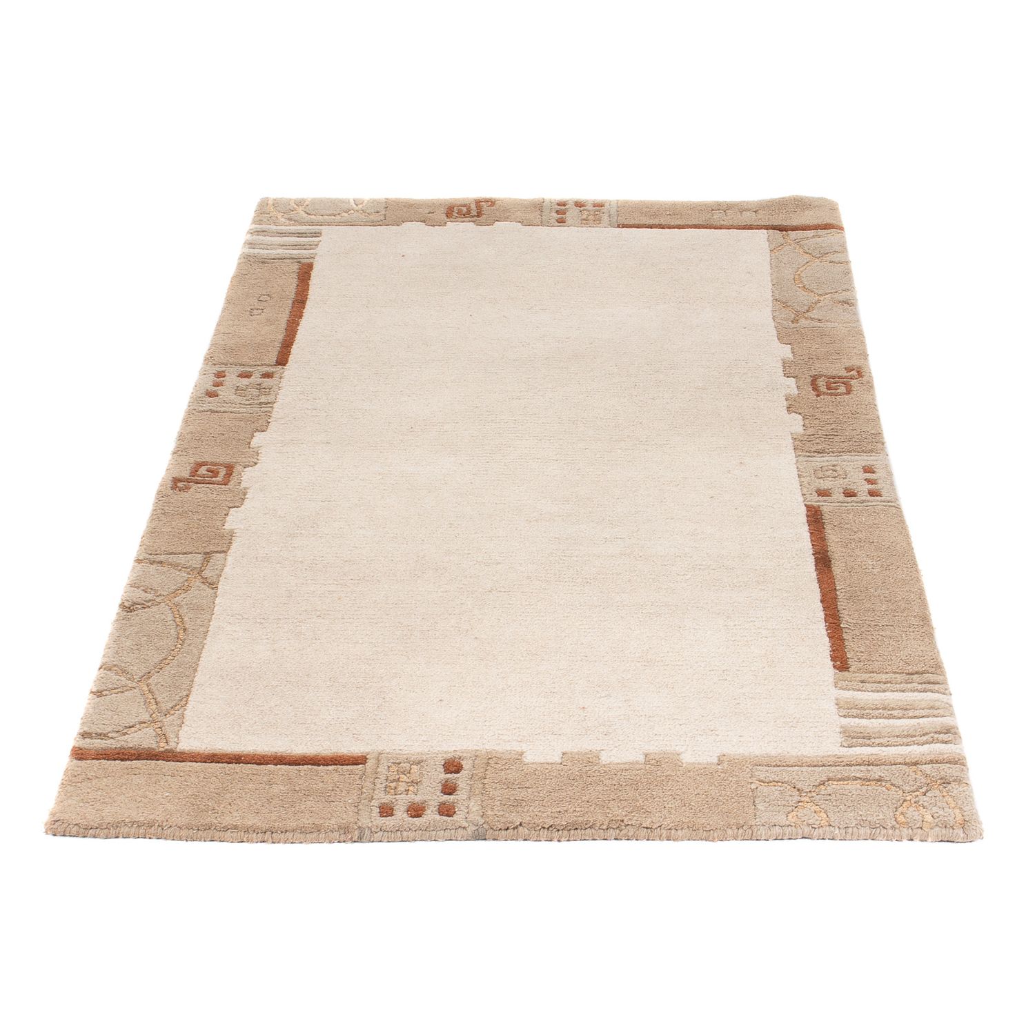 Tapis Népalais - 150 x 80 cm - beige