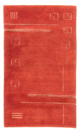 Alfombra de Nepal - 163 x 89 cm - rojo