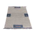 Alfombra de Nepal - 140 x 70 cm - gris