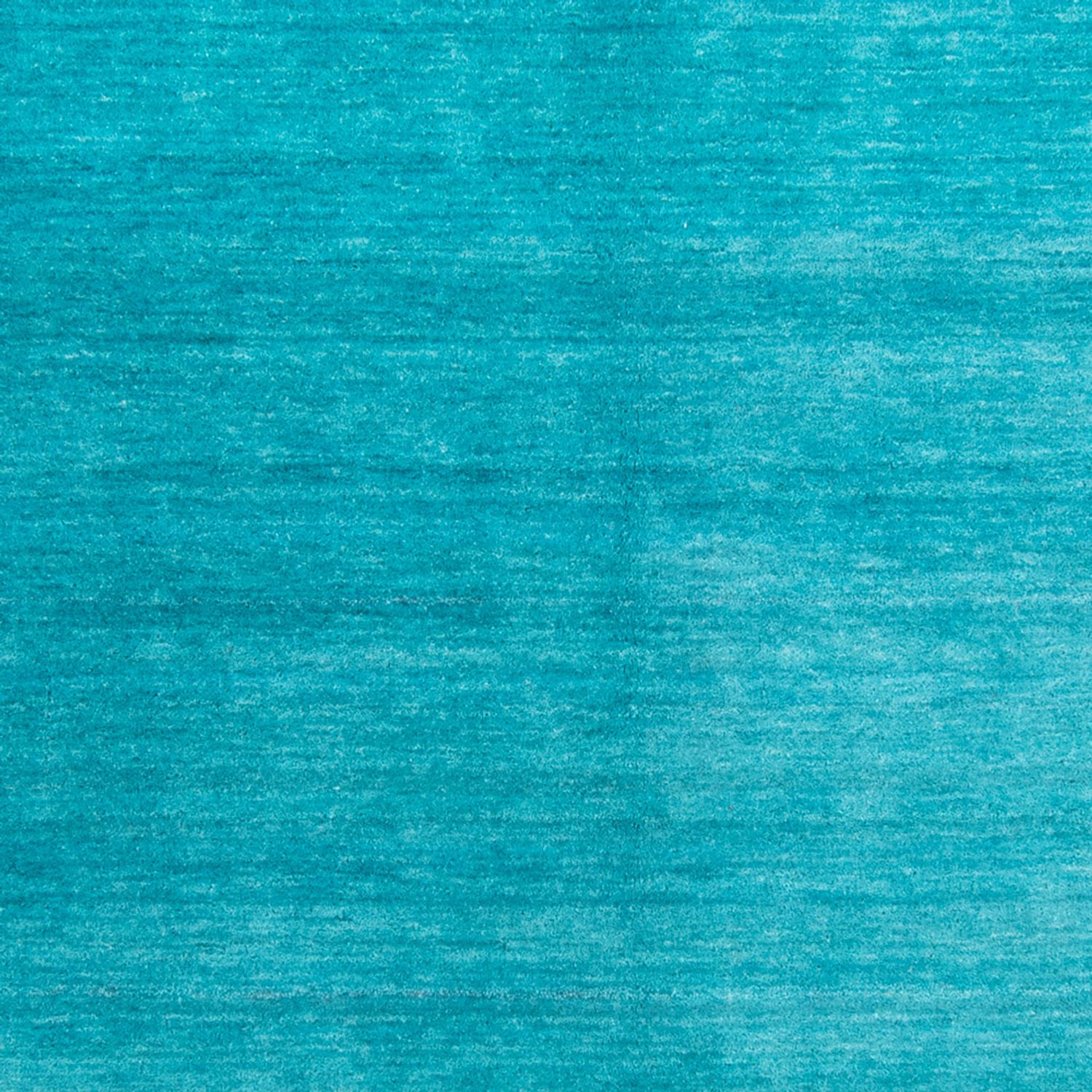 Tapis Gabbeh - Softy carré  - 200 x 200 cm - turquoise