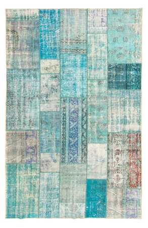 Tapis vintage - 305 x 198 cm - turquoise