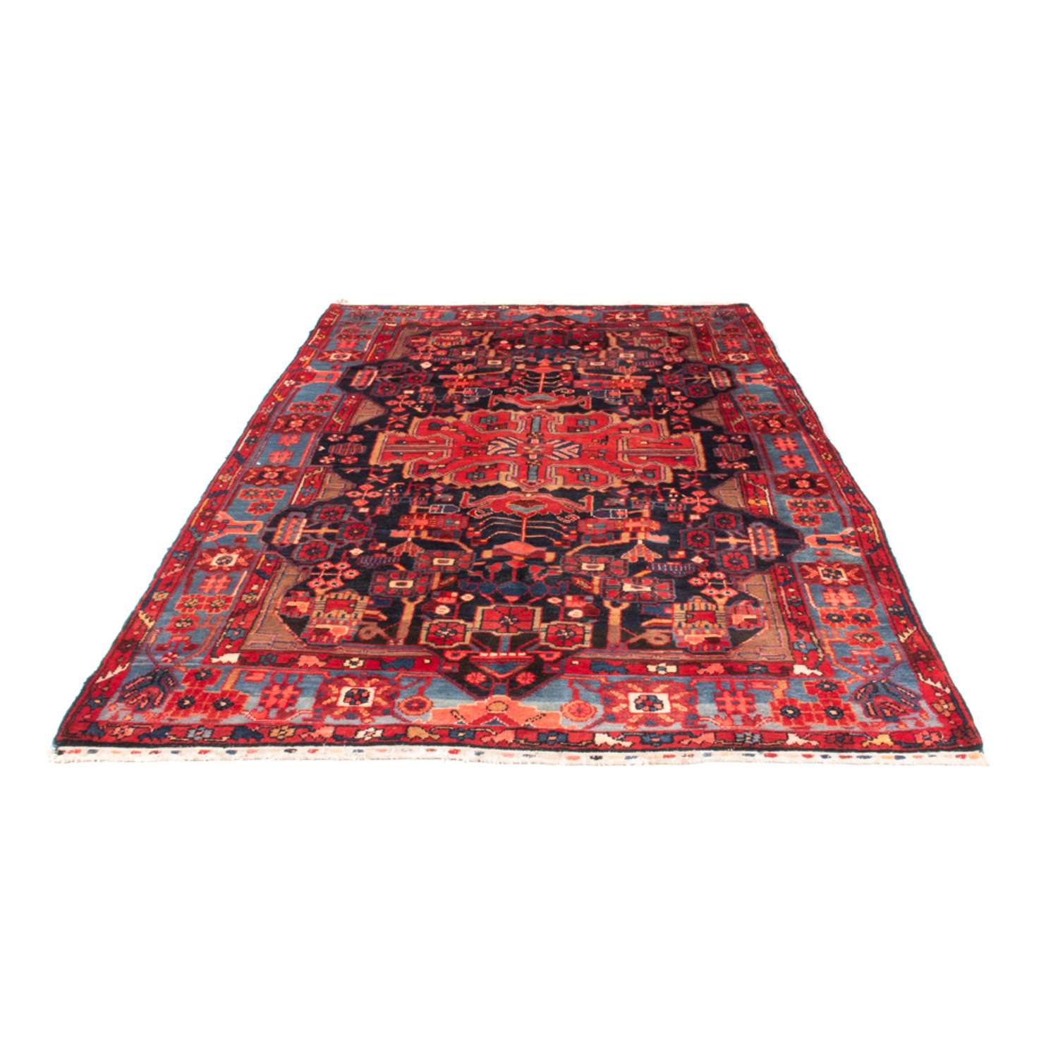Perski dywan - Nomadyczny - 274 x 168 cm - ciemnoniebieski