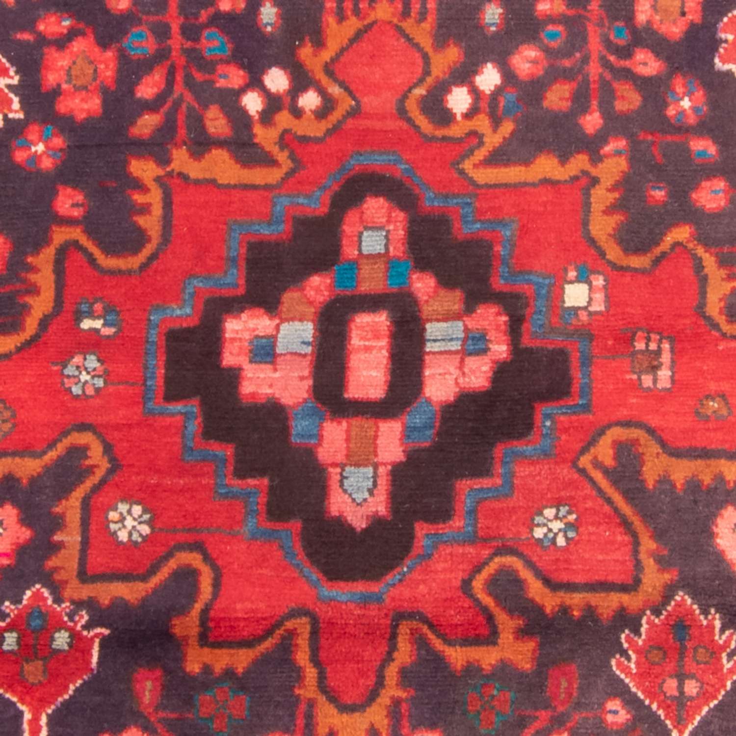 Persisk matta - Nomadic - 196 x 134 cm - mörkblå