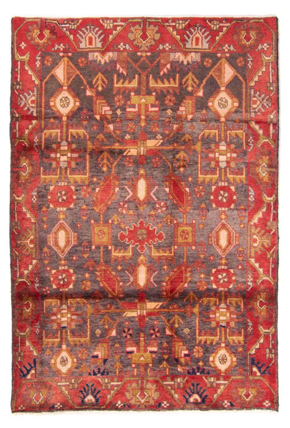 Persisk matta - Nomadic - 195 x 135 cm - mörkblå