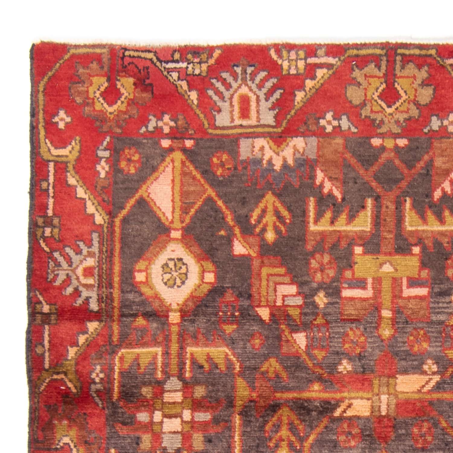 Persisk teppe - Nomadisk - 195 x 135 cm - mørkeblå
